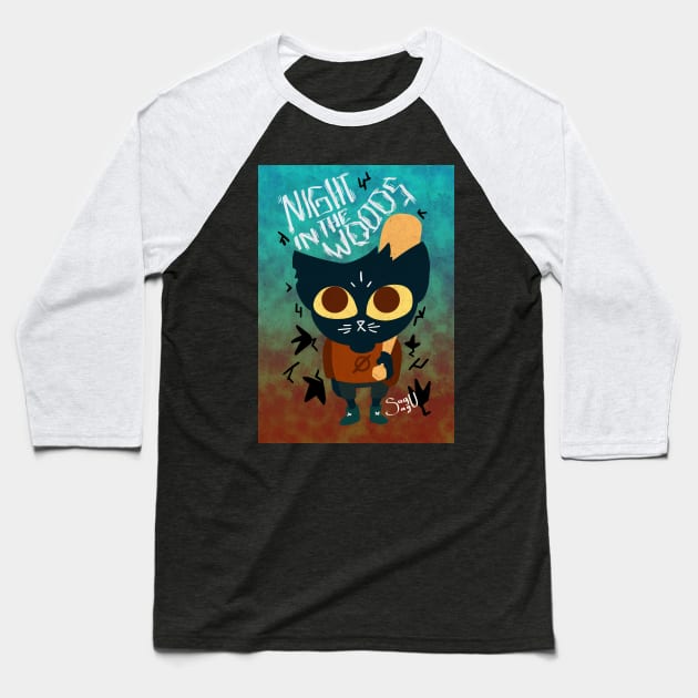 MAE BOROWSKI Baseball T-Shirt by Sagurin